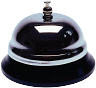 Bunco Dome Bell - 3.5" Silver Click-Top
