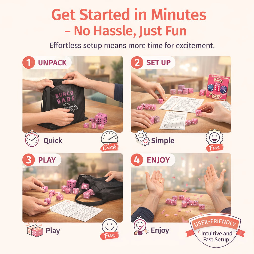 Bunco Babe Game Kit - complete party set detail