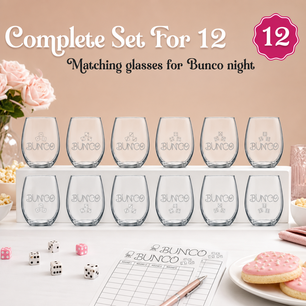 Wine glasses set of 12 infographic