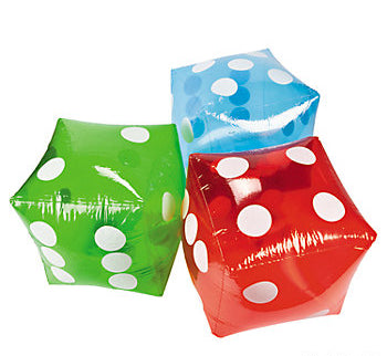 Inflatable Dice 16" - Giant Transparent