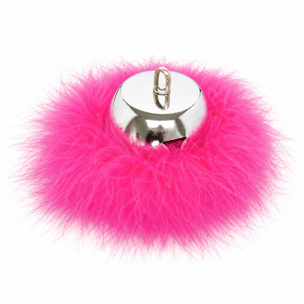 Marabou bell feather detail