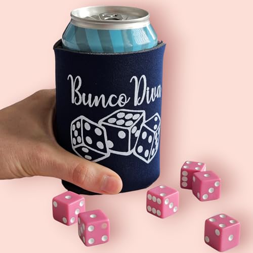 Bunco Diva Coozie on a can