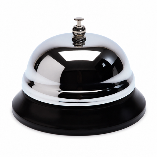 Silver Bunco dome bell 3.5 inch - hero