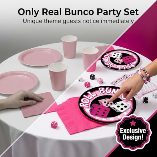 Hot magenta beverage napkins