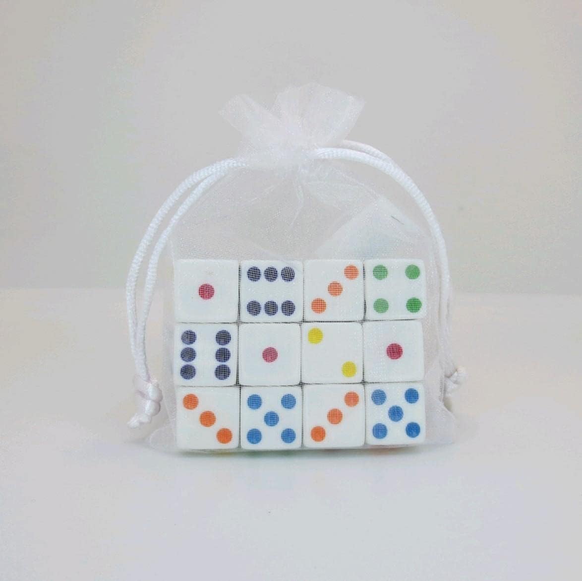 Dice 16mm - 12 Pack - Multiple Color Options