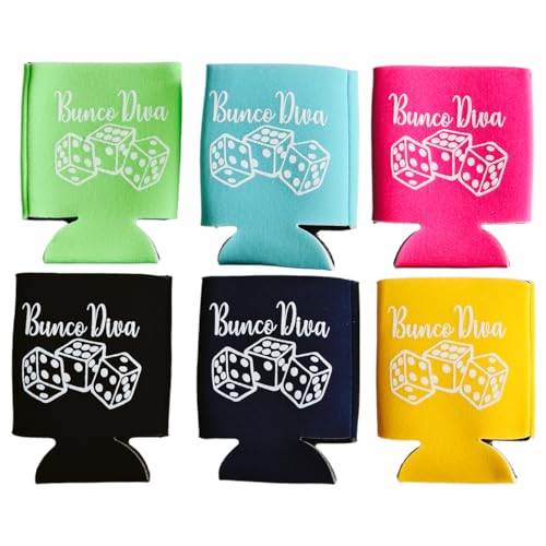Bunco Diva Coozies party favor