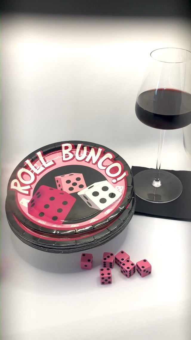 Bunco paper plates girls night out