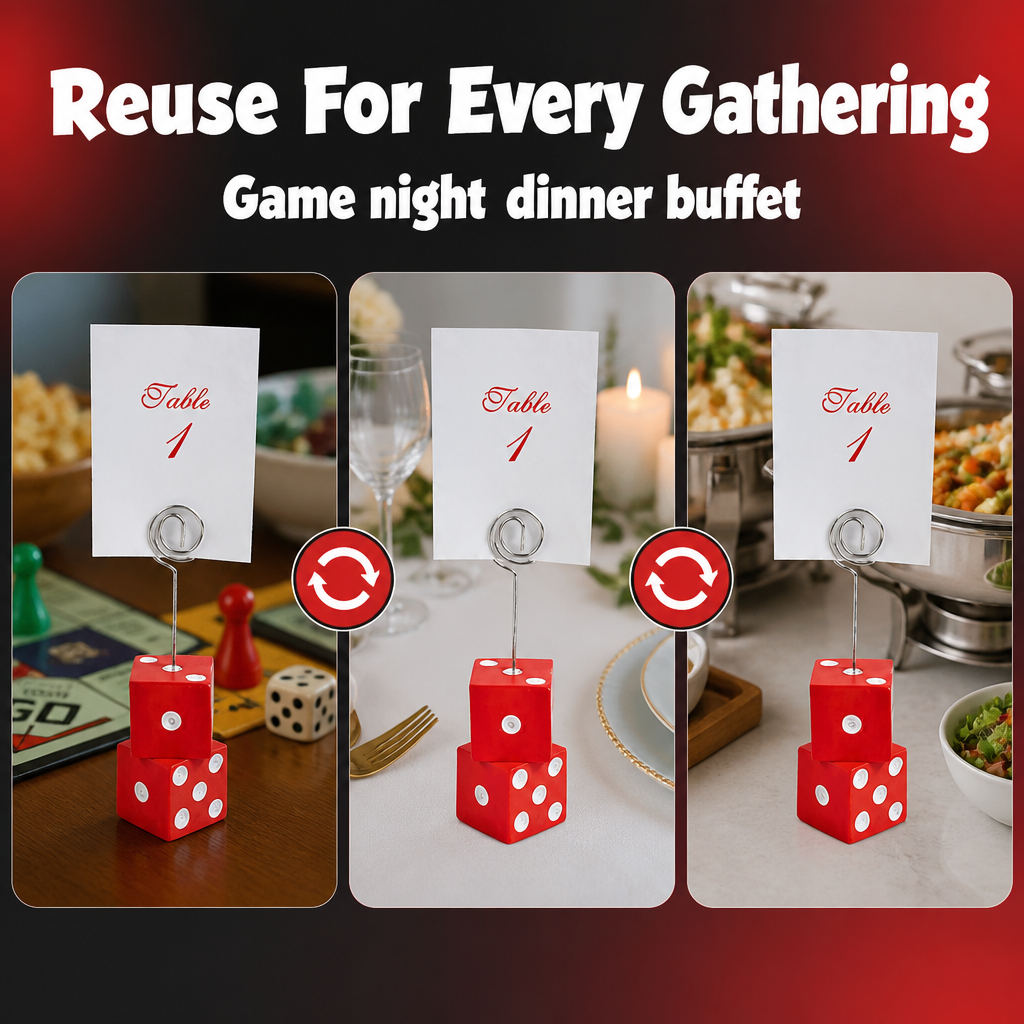Reuse for every gathering — game night, dinner, and buffet