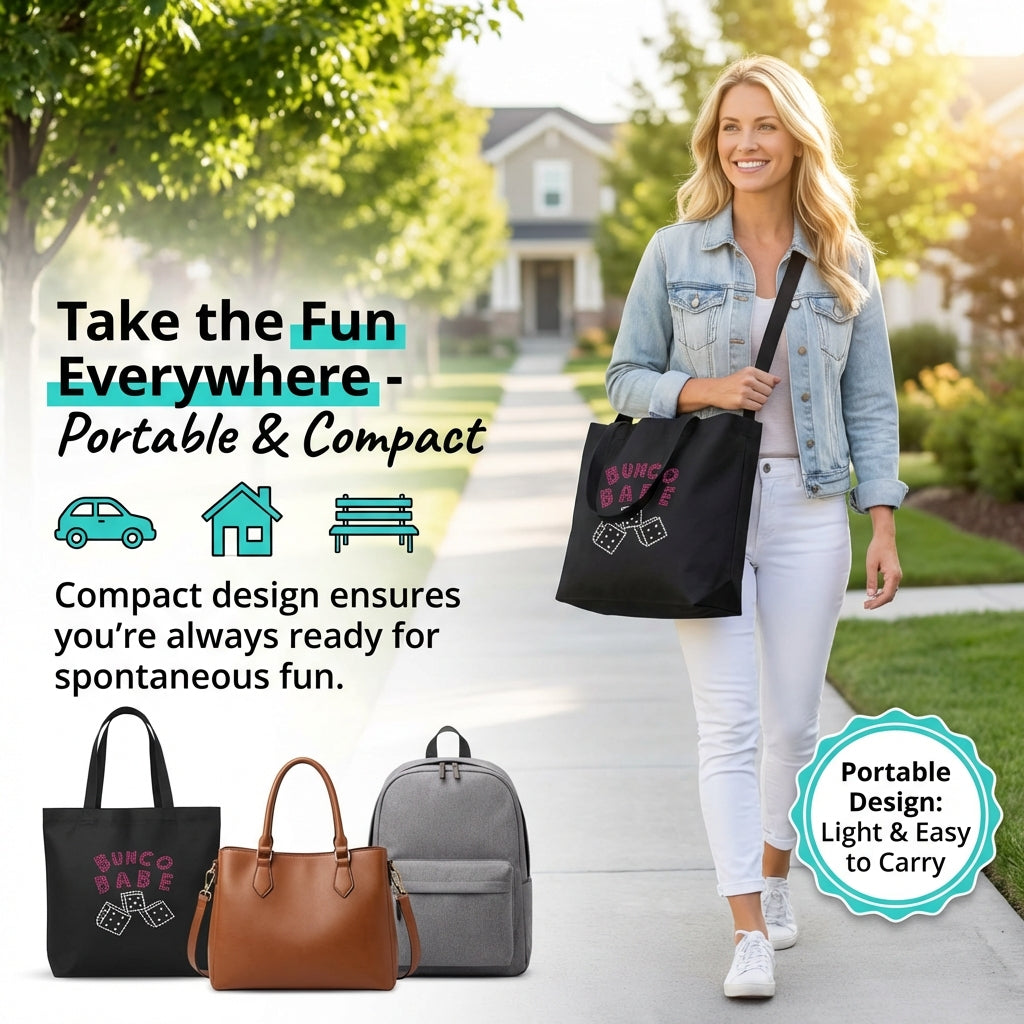 Bunco Babe Game Kit lifestyle - ready for game night