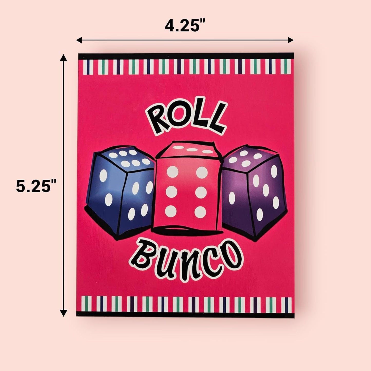 Bunco Score Sheets - 1 Pad 50 Cards