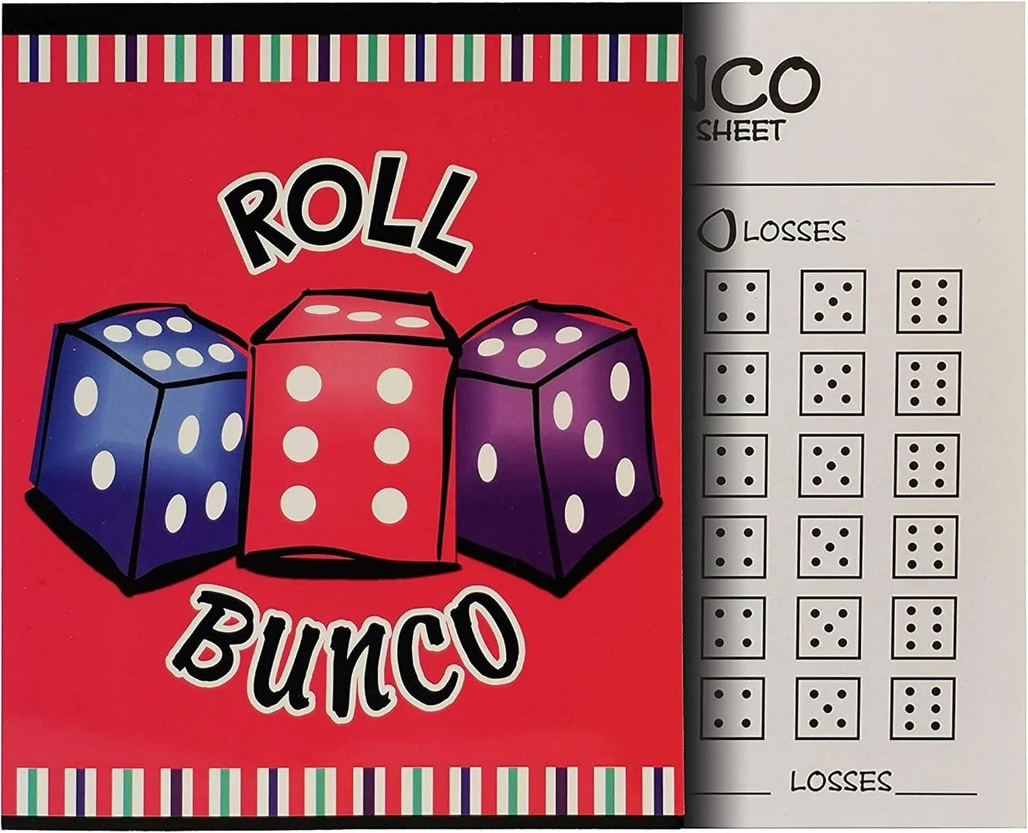 Bunco Score Sheets - 1 Pad 50 Cards