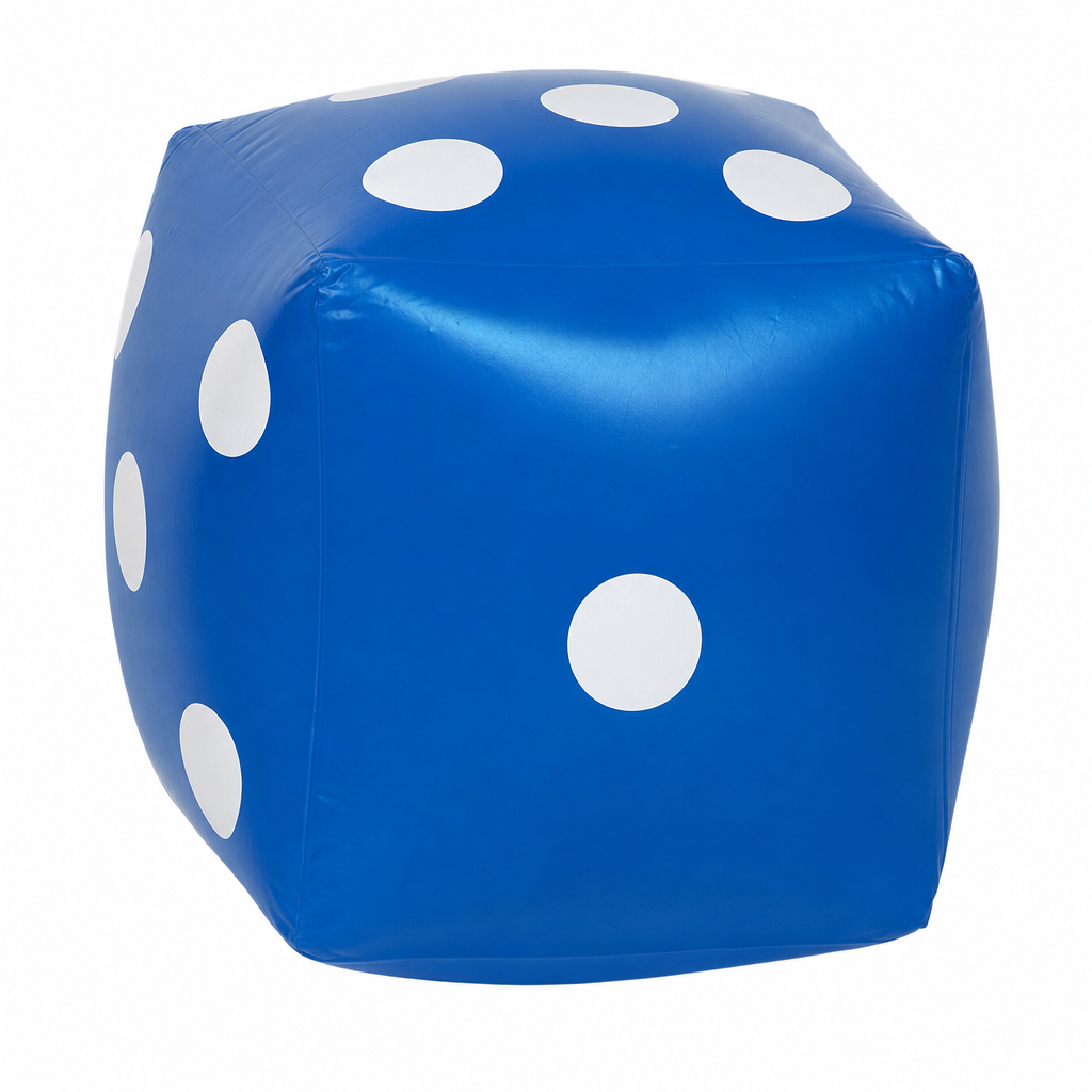 Inflatable dice party decor