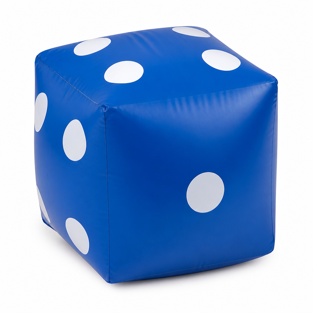 Jumbo 12 inch inflatable dice - hero