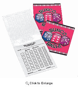 Bunco Score Sheets - 1 Pad 50 Cards