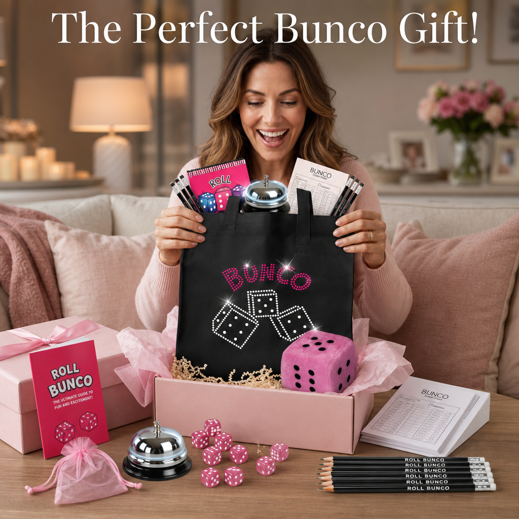 Bunco Game Kit ready for bunco night - lifestyle