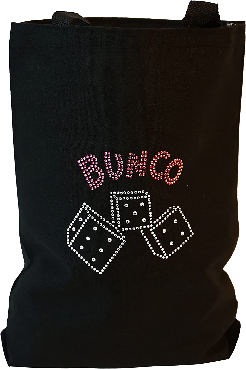 Large Crystal Tote Bag - 15.5x12" Bunco or Bunco Babe